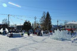 Город Енисейск. Детский стадион. 